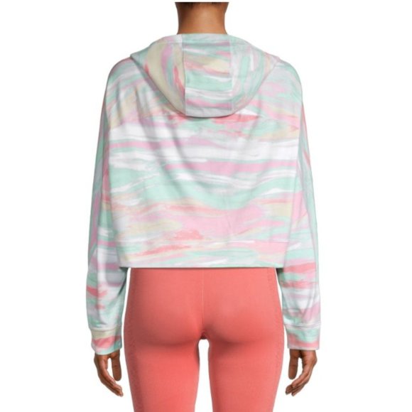 adidas Pastel Marble Crop Hoodie - Picture 6 of 10